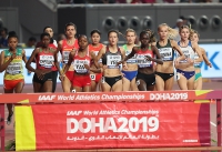 IAAF WORLD ATHLETICS CHAMPIONSHIPS, DOHA 2019. Day 1. 3000 Metres Steeplechase. Heats. Yekaterina IVONINA