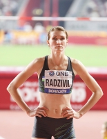 IAAF WORLD ATHLETICS CHAMPIONSHIPS, DOHA 2019. Day 1. High Jump. Qualification. Svetlana RADZIVIL, UZB