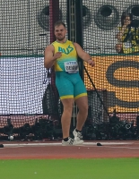 IAAF WORLD ATHLETICS CHAMPIONSHIPS, DOHA 2019. Day 2. Discus Throw. Qualification. Matthew DENNY, AUS