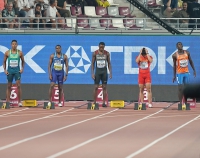 IAAF WORLD ATHLETICS CHAMPIONSHIPS, DOHA 2019. Day 2. 100m. Semi-Final