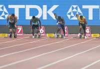 IAAF WORLD ATHLETICS CHAMPIONSHIPS, DOHA 2019. Day 2. 100m. Semi-Final