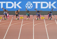 IAAF WORLD ATHLETICS CHAMPIONSHIPS, DOHA 2019. Day 2. 100 Metres Final. Christian COLEMAN and  Justin GATLIN