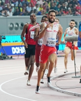 IAAF WORLD ATHLETICS CHAMPIONSHIPS, DOHA 2019. Day 3. 800 METRES MEN. Semi-Final. Wesley VÁZQUEZ, PUR