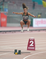 IAAF WORLD ATHLETICS CHAMPIONSHIPS, DOHA 2019. Day 4. 400 Metres. Heats. Polina Miller 