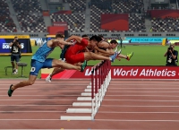 IAAF WORLD ATHLETICS CHAMPIONSHIPS, DOHA 2019. Day 4. 110 Metres Hurdles. Heats