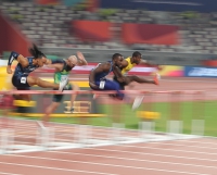 IAAF WORLD ATHLETICS CHAMPIONSHIPS, DOHA 2019. Day 4. 110 Metres Hurdles. Heats