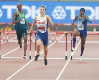 IAAF WORLD ATHLETICS CHAMPIONSHIPS, DOHA 2019. Day 4. 400 Metres Hurdles World Champion. Karsten WARHOLM, NOR