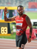 IAAF WORLD ATHLETICS CHAMPIONSHIPS, DOHA 2019. Day 5. 200 Metres. Final. Ramil GULIYEV, TUR