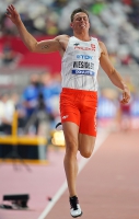 IAAF WORLD ATHLETICS CHAMPIONSHIPS, DOHA 2019. Day 6. Long Jump. Decathlon. Paweł WIESIOŁEK, POL