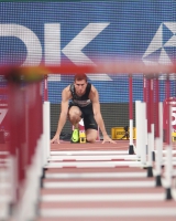 IAAF WORLD ATHLETICS CHAMPIONSHIPS, DOHA 2019. Day 6. 110 Metres Hurdles. Semi-Final. Sergey Shubenkov