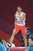 IAAF WORLD ATHLETICS CHAMPIONSHIPS, DOHA 2019. Day 6. High Jump. Decathlon. Paweł WIESIOŁEK, POL