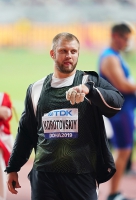 IAAF WORLD ATHLETICS CHAMPIONSHIPS, DOHA 2019. Day 6. Hammer Throw. Final. World Bronze Medallist. Yevgeniy KOROTOVSKIY