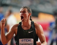 IAAF WORLD ATHLETICS CHAMPIONSHIPS, DOHA 2019. Day 6. High Jump. Decathlon. Ilya SHKURENYOV