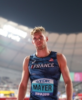 IAAF WORLD ATHLETICS CHAMPIONSHIPS, DOHA 2019. Day 6. High Jump. Decathlon. Kevin MAYER, FRA