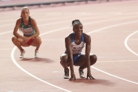 IAAF WORLD ATHLETICS CHAMPIONSHIPS, DOHA 2019. Day 6. 200 Metres. Final. World Champion is Dina ASHER-SMITH, GBR