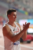 IAAF WORLD ATHLETICS CHAMPIONSHIPS, DOHA 2019. Day 6. 400 Metres. Decathlon. Paweł WIESIOŁEK, POL