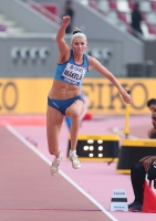 IAAF WORLD ATHLETICS CHAMPIONSHIPS, DOHA 2019. Day 7. Triple Jump. Qualification. Kristiina MÄKELÄ, FIN