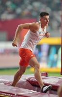 IAAF WORLD ATHLETICS CHAMPIONSHIPS, DOHA 2019. Day 7. DECATHLON MEN. Paweł WIESIOŁEK, POL