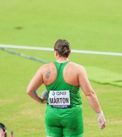 IAAF WORLD ATHLETICS CHAMPIONSHIPS, DOHA 2019. Day 7. Shot Put. Final. Anita MÁRTON, HUN