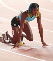 IAAF WORLD ATHLETICS CHAMPIONSHIPS, DOHA 2019. Day 7. 400 Metres. Final. Silver medallist is Shaunae MILLER-UIBO, BAH