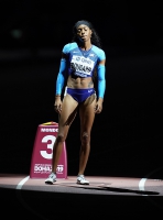 IAAF WORLD ATHLETICS CHAMPIONSHIPS, DOHA 2019. Day 7. Heptathlon. Erica BOUGARD, USA
