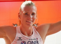 IAAF WORLD ATHLETICS CHAMPIONSHIPS, DOHA 2019. Day 7. Heptathlon. Bronze medallist Verena PREINER, AUT