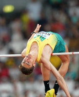 IAAF WORLD ATHLETICS CHAMPIONSHIPS, DOHA 2019. Day 8. High Jump. Brandon STARC, AUS