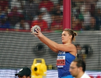 IAAF WORLD ATHLETICS CHAMPIONSHIPS, DOHA 2019. Day 8. Discus World Bronze is 	Sandra PERKOVIĆ, CRO