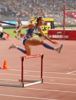 IAAF WORLD ATHLETICS CHAMPIONSHIPS, DOHA 2019. Day 8. 400 Metres Hurdles. Anna RYZHYKOVA, UKR