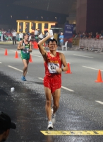 IAAF WORLD ATHLETICS CHAMPIONSHIPS, DOHA 2019. Day 8. 20 Kilometres Race Walk. Kaihua WANG, CHN