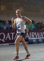 IAAF WORLD ATHLETICS CHAMPIONSHIPS, DOHA 2019. Day 8. 20 Kilometres Race Walk. Gabriel BORDIER, FRA