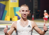 IAAF WORLD ATHLETICS CHAMPIONSHIPS, DOHA 2019. Day 8. 20 Kilometres Race Walk Silver Vasiliy MIZINOV
