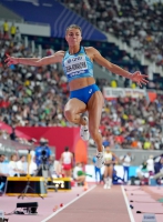 IAAF WORLD ATHLETICS CHAMPIONSHIPS, DOHA 2019. Day 9. Long Jump. Qualification. Maryna BEKH-ROMANCHUK, UKR