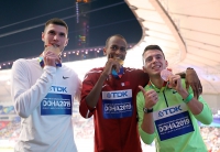 IAAF WORLD ATHLETICS CHAMPIONSHIPS, DOHA 2019. Day 9. High Jump Medal Ceremony. 