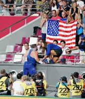 IAAF WORLD ATHLETICS CHAMPIONSHIPS, DOHA 2019. Day 9. Shot Put World Champion is Joe KOVACS, USA