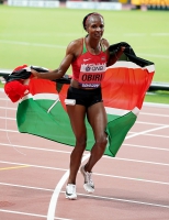 IAAF WORLD ATHLETICS CHAMPIONSHIPS, DOHA 2019. Day 9. 5000 Metres. Final. World Champion is Hellen OBIRI, KEN