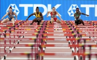 IAAF WORLD ATHLETICS CHAMPIONSHIPS, DOHA 2019. Day 10. 100 Metres Hurdles. Semi-Final