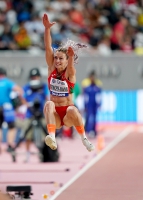 IAAF WORLD ATHLETICS CHAMPIONSHIPS, DOHA 2019. Day 10. Long Jump. Final. Nastassia MIRONCHYK-IVANOVA, BLR