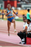 IAAF WORLD ATHLETICS CHAMPIONSHIPS, DOHA 2019. Day 10. Long Jump Silver Medallist is Maryna BEKH-ROMANCHUK, UKR
