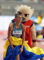 IAAF WORLD ATHLETICS CHAMPIONSHIPS, DOHA 2019. Day 10. Long Jump Silver Medallist is Maryna BEKH-ROMANCHUK, UKR