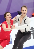 Rostelecom Cup 2019. Ice dance, Rhythm Dance. Allison REED / Saulius Ambrulevicius, LTU