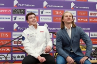 Rostelecom Cup 2019. Men, Free Program. Dmitri ALIEV, RUS with coach Yevgeniy RUKAVITSIN