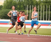 Russian Championships 2021, Cheboksary. Day 1. 100 Metres. Ruslan Perestyuk, Vladislav Doronin
