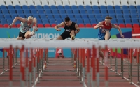 Russian Championships 2021, Cheboksary. Day 1. 110 Metres Hurdles. Artyem Makarenko? Semyen Manakov, Aleksandr Rudchenko