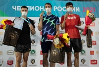 Russian Championships 2021, Cheboksary. Day 2. 110 Metres Hurdles. 1/ Sergey Shubenkov. 2. Konstantin Shabanov. 3. Philipp Shabanov
