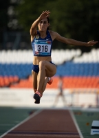 Russian Championships 2021, Cheboksary. Day 3. Triple Jump Winner. Yekaterina Koneva