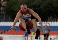 Russian Championships 2021, Cheboksary. Day 3. Triple Jump Silver Medallist Aleksandr Yurchenko