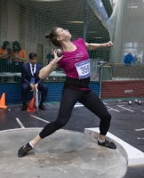 Russian Indoor Championships 2022, Moscow. 2 Day. Shot Put. Yekaterina Burmistrova