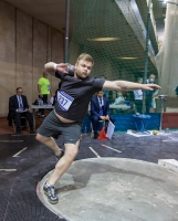 Russian Indoor Championships 2022, Moscow. 2 Day. Shot Put. Aleksey Chizhelikov