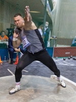 Russian Indoor Championships 2022, Moscow. 2 Day. Shot Put. Aleksandr Lesnoy
